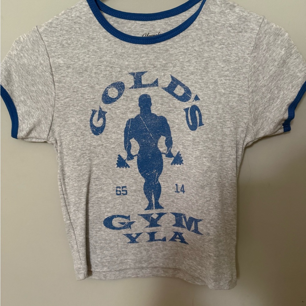 YoungLA Golds Gym Cropped Top